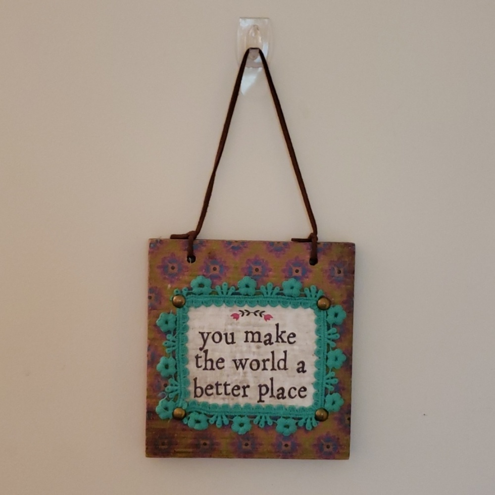 Inspirational plaque